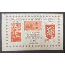 Bloco B 16 - Ano 1965 - Centenário do Rio de Janeiro - Novo