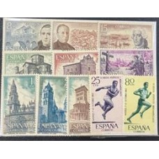 Espanha - 20 selos diferentes - sem carimbo
