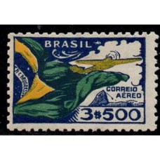 Aéreo 34 - Aeronáutica - Filigrana Correinho - sem carimbo