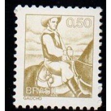 RHM 562 - Tipos e Profissões Nacionais Papel Couchê  Sem Filigrana - gaucho - sem carimbo    