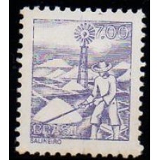 RHM 569 - Tipos e Profissões Nacionais Papel Couchê  Sem Filigrana - salineiro - sem carimbo    