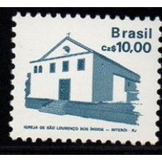 RHM 659 - Patrimônio Histórico e Artístico Brasileiro Denteação 13x12,5 Papel Fosforescente - sem carimbo    