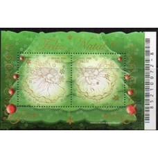 Bloco B 155 - Feliz Natal -  Ano 2009 - Novo