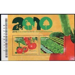 Bloco B 159 - Ano 2010 -  Ano Internacional da Biodiversidade / BRASIL - Novo