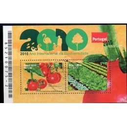 Bloco B 160 - Ano 2010 -    Ano Internacional da Biodiversidade /Portugal - Novo