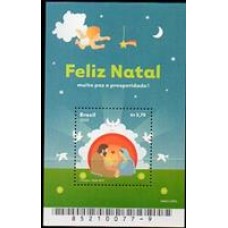 Bloco B 161 - Ano 2010 -  Feliz Natal - Novo
