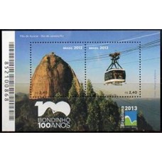 Bloco B 171 - Ano 2012 -  100 Anos Bondinho - Novo