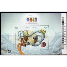 Bloco B 172 - Ano 2013 -  Dia Mundial da Àgua - Novo