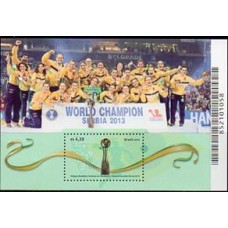 Bloco B 191 - Ano 2016 - Seleção Brasileira Feminina de Handebol - Campeã Mundia Sérvia - Novo