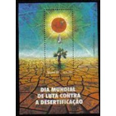 Bloco B 105 - Ano 1996 - Dia Mundial Luta Contra a Desertificação - Novo