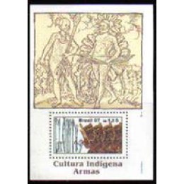 Bloco B 107 - Ano 1997 - Cultura Indígenas - Novo