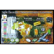 Bloco B 114 - Ano 2000 - Série Geologia - Novo