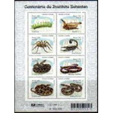 Bloco B 118 - Ano 2001 - Centenário do Instituto Butantan - Novo