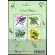 Bloco B 119 - Ano 2001 - Aves Brasileiras - Novo