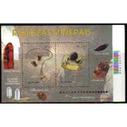 Bloco B 123 - Ano 2001 - Riquezas Minerais - Novo Bloco B 123 - Ano 2001 - Riquezas Minerais - Novo