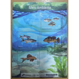 Bloco B 242 - Série América / Meio Ambiente - Ano 2024 - Novo Bloco B 242 - Série América / Meio Ambiente - Ano 2024 - Novo