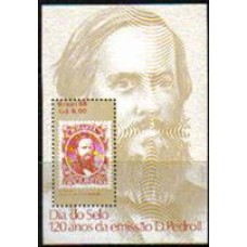 Bloco B 72 - Ano 1986 - Dia do Selo - Novo