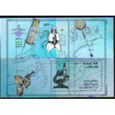 Bloco B 74 - Ano 1988 - Pesquistas Científicas na Antártica - Novo