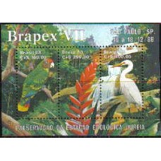Bloco B 78 - Ano 1988 - BRAPEX VII - Novo