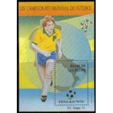 Bloco B 86 - Ano 1990 - XIV Camp. Mundial de Futebol - Novo
