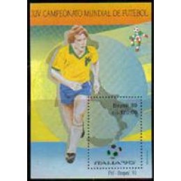 Bloco B 86 - Ano 1990 - XIV Camp. Mundial de Futebol - Novo Bloco B 86 - Ano 1990 - XIV Camp. Mundial de Futebol - Novo