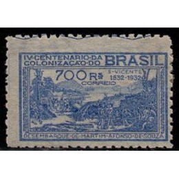 C - 45 - 4º Cent. Fundação de São Vicente por Martim Afonso de Souza - Ano 1932 C - 45 - 4º Cent. Fundação de São Vicente por Martim Afonso de Souza - Ano 1932
