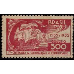 C -100 - 4º Cent. da Colonização do Espírito Santo - Ano 1935 C -100 - 4º Cent. da Colonização do Espírito Santo - Ano 1935