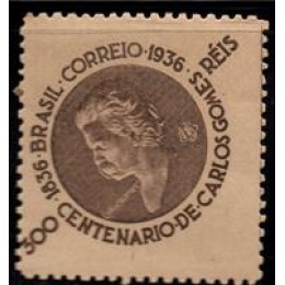 C -106 - Cent. do Nasc. de Carlos Gomes - Ano 1936 C -106 - Cent. do Nasc. de Carlos Gomes - Ano 1936