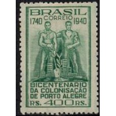 C -156 - Bicentenário da Colonixação de Porto Alegre / RS - Ano 1940 
