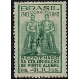 C -156 - Bicentenário da Colonixação de Porto Alegre / RS - Ano 1940 C -156 - Bicentenário da Colonixação de Porto Alegre / RS - Ano 1940