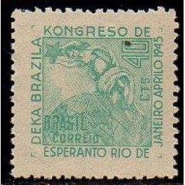 C -196 - 10º Congresso Brasileiro de Esperanto /RJ - Ano 1945 C -196 - 10º Congresso Brasileiro de Esperanto /RJ - Ano 1945