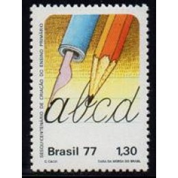 C-1007 - Sesquicentenário do Ensino Primário Oficial - Ano 1977 C-1007 - Sesquicentenário do Ensino Primário Oficial - Ano 1977