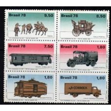 C-1060/1065 ( conjunto ) - Evolução dos Transportes Postais - Ano 1978