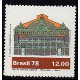 C-1077 - Teatros Brasileiros - Ano 1978 C-1077 - Teatros Brasileiros - Ano 1978