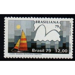 C-1088 - Brasiliana 79 - UU Exposição Mundial de Tamática - Veleiros - Ano 1979 C-1088 - Brasiliana 79 - UU Exposição Mundial de Tamática - Veleiros - Ano 1979