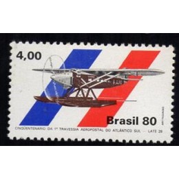C-1146 - Cinquentenário da 1º Travessia Aeropostal do Atlantico Sul - Ano 1980 C-1146 - Cinquentenário da 1º Travessia Aeropostal do Atlantico Sul - Ano 1980