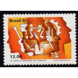 C-1237 - 50 Anos do Ministério do Trabalho - Ano 1981