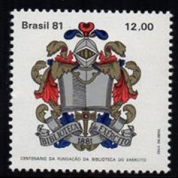 C-1241 - Cent. da Fundação da Biblioteca do Exército - Ano 1981