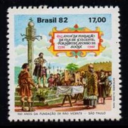 C-1260 - 450 Anos da Fundação de São Vicente - SP - Ano 1982