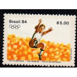 C-1378 - XXII Olimpíadas Los Angeles - Salto a Distância 1984 