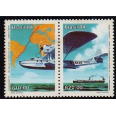 C-1399/1400 (conjunto ) - Cinquentenário do 1º Voo Regular Alemanha - Brasil - 1984