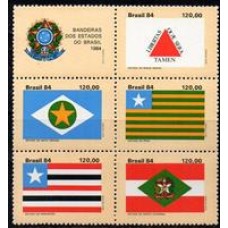 C-1425/1429 (conjunto) - Bandeiras dos Estados do Brasil - IV- 1984