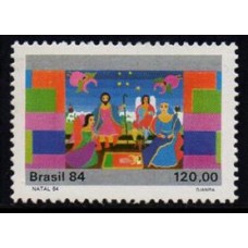 C-1433 - Natal 84 - Pinturas Natalinas - 1984 