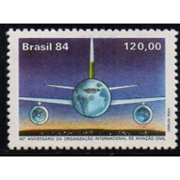 C-1436 - 40º Aniv. da Organização Internacional de Aviação - 1984 