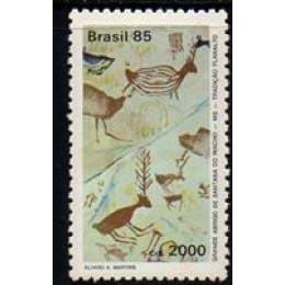 C-1457 - Pinturas Rupestres - 1985 C-1457 - Pinturas Rupestres - 1985