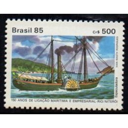 C-1487 - 150 Anos da Ligação Marítima e Empresarial Rio-Niterói - 1985