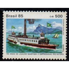 C-1488 - 150 Anos da Ligação Marítima e Empresarial Rio-Niterói - 1985