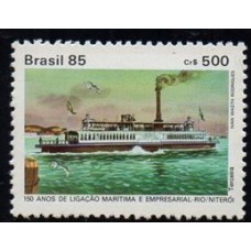 C-1489 - 150 Anos da Ligação Marítima e Empresarial Rio-Niterói - 1985
