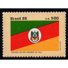 C-1498 - Bandeiras dos Estados - V - 1985 - Rio Grande do Sul