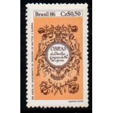 C-1527 - Literatura Brasileira - Dia do Livro - 1986